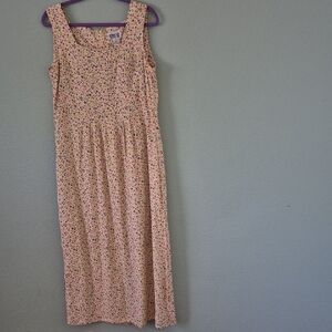 Chic Floral Print Sleeveless Dress